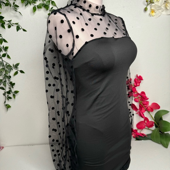 🖤SHEIN Polka Dot Dress 🖤 - Picture 2 of 3